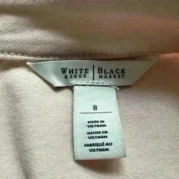 WHBM Outlet Pink Peplum Jacket-size 8 - Picture 9 of 9